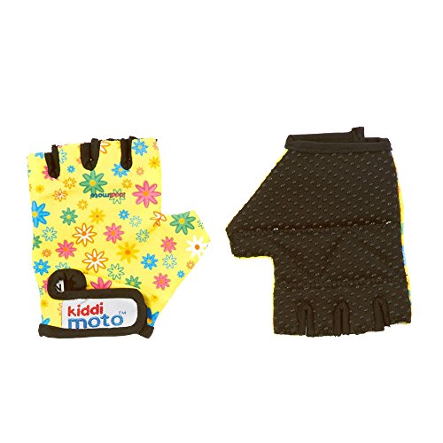 Preisvergleich Produktbild Kiddimoto GLV015M - Handschuhe Blumen, Größe M, weiß