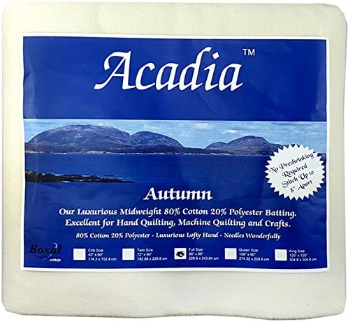 Bosal 3509-03 | Acadia Cotton Polyester Batting | 228.6x243.8cm