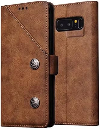 Slim Premium PU Leather Flip Case for Samsung Galaxy Note 8 Case Lbyr Leather Case Shockproof Leather Case Wallet Case With Card Slot and Stand for Galaxy Note 8