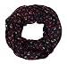 Loop von Ella Jonte Damenschal schwarz rot mit Kirschen Rockabilly