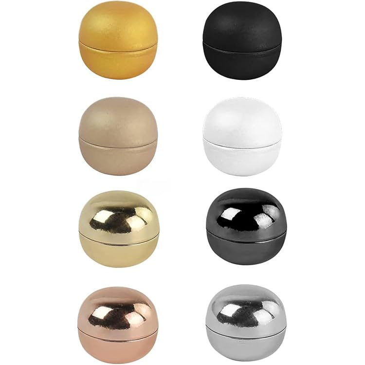 Épingles Magnétiques Pour Hijab - 8 Pièces Noires - Fixation Invisible Pour Foulards Et Châles - Sans Épingle Ni Accroc