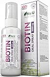 Biotin Spray 60ml Orange Flavour Essential Supplement for Maintenance of Normal Hair, Skin and Metabolism Providing 70 day’s supply | Suitable for Vegetarians & Vegans by Nu U Nutrition.