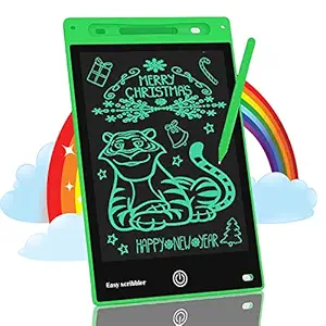 Easy Scribbler 12 inch Reusable Portable LCD Ewritting Pad, Drawing Tablet Board Educational Toy for Kids and Student - Writer with Super Light Screen, Green
