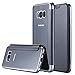 Produktbild Galaxy S8 Hülle,Galaxy S8 Case, Snewill Ultra Slim PU Leather Folio Flip Case with Card Slot & Clear Soft TPU Back Cover for Samsung Galaxy S8 - Grey