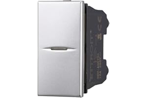 ZOREI Serie Civile Compatibile Con Bticino Axolute (Deviatore Assiale, Grigio)