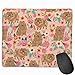 Produktbild Pomeranian Dog Cute Peach Color Pom Dog Pom Pom Toy Breed Dog Sweet Spitz Dog Mousepad 18x22 cm