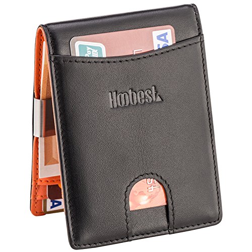 RFID SIim Wallet with Money Clip RFID Blocking Wallet | Credit Card Holder | Minimalist Mini Wallet Bifold for Men with Gift Box