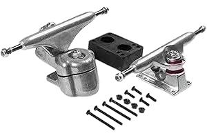 Voiakiu Camiones de Skate | Ejes de Skate pulidos - Camiones de aleación de Aluminio para monopatín, Camiones de monopatín estándar pulidos duraderos para YOW Meraki