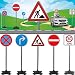 Produktbild Vehrkehrszeichen / Verkehrsschilder Set Spielzeug Ampel Schilder Kinder Verkehrserziehung (Set B)