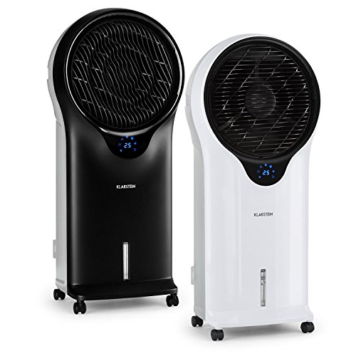Klarstein • Whirlwind • Luftkühler mit Wasserkühlung • Lufterfrischer • Ventilator • 3 Leistungsstufen • 3 Modi• Fernbedienung • Luftbefeuchtungsfunktion • energiesparend • 110 Watt • Timer • 5,5 Liter Wassertank • Wasserstandsanzeige • weiß - 5