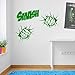 Produktbild Incredible Hulk Fäusten Smash Marvel Superhero Kinder Hände Wand Dekorationen Fenster Aufkleber Wall Decor Sticker Wall Art Aufkleber Sticker Wand Aufkleber Aufkleber Wandbild Décor DIY Deco Abnehmbare Wandaufkleber Colorful Aufkleber 11 - Green