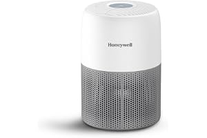 Honeywell Air Purifier for Home & Office, 3-in-1 filter - Pre-Filter, H13, Activated Carbon Filter, Removes 99.99% Pollutants, Allergens, Pet Danger, Smoke, Dust & Pollens - Air touch V1