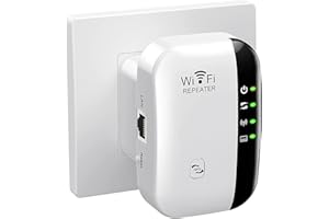 HMROPE WiFi Répéteur WiFi Booster 300Mbps 2,4 GHz Extenseur sans Fil Amplificateur de Signal du Réseau Avoir AP/RP et WPS Fonction, Compatible avec Toutes Les Box Internet