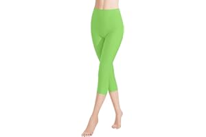 Libella 1/3 Pezzi Donna Leggings 3/4 Pantaloni Fatto di Cotone Capri Pantaloni con Vita Alta Multicolore Pantaloni Fitness Estivi Slim Fit 4161 VA