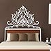 Produktbild Abnehmbare Wandtattoo Lotus Blume Vinyl Aufkleber Böhmischen Abziehbilder Dekor Für Schlafzimmer Hause Yoga Studio 36 * 57 cm
