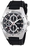 Mike Ellis New York Herren-Armbanduhr XL Speedway Chronograph Quarz Silikon M2433A