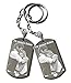 Produktbild 2 Partner - Schlüsselanhänger mit Foto und Wunschgravur | Anhänger mit Wunschtext| individuell und persönlich |2xDogtag/Hundemarke ca. 50x28mm | Edelstahl | graviert |Geschenk für die Freundin / den Freund | Geschenk für Mama und Papa | Verlobungsgeschenk | Geburtstagsgeschenk | Taufgeschenk | Geschenk zur Geburt