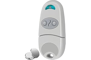 PUISENO Télécommande Compatible avec C@me,1 Pièce Telecommande Portail 432EV,EE,NA,433,92 MHz 2 Canaux Compatible 432EV,EE,NA(Comprend 2 Batteries Supplémentaires)