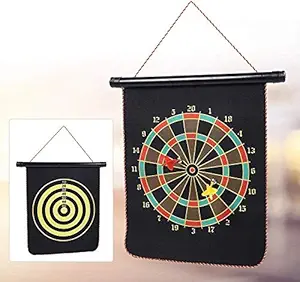 Arcanine Magnetic Dart Board for Kids, Cool Toy Gifts for 6 7 8 9 10 11 12+ Year Old Boys, Fun Teen Boys Christmas Birthday Gifts Ideas, Safe Party Games, Double-Sided, 4pcs Darts, Space-Adventure