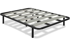 Ferlex - Somier 160x190 cm Essential de Láminas Anchas | Incluye 10 Patas de 25 cm y Arcos Sujeta Colchones | Cama Estable y Robusta