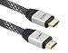 ABRONIX™ 4k HDMI cable v2.0 Premium Quality 1.5m high speed upto 18 Gbps for 4k 4096p UHD Ethernet 3D Audio Return Blu-Ray Playstation XBox & Streaming Thicker Longlife nylon Braided Cable 28AWG RS.399.00