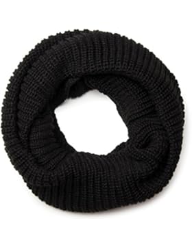 styleBREAKER Feinstrick Schal, einfarbiger Loop Schlauchschal, Feinripp Strickschal, Loopschal, Unisex 01018112