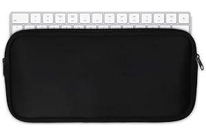 kwmobile Housse de Protection Compatible avec Clavier Apple Magic Keyboard - Sacoche pour Clavier sans Fil en néoprène Noir