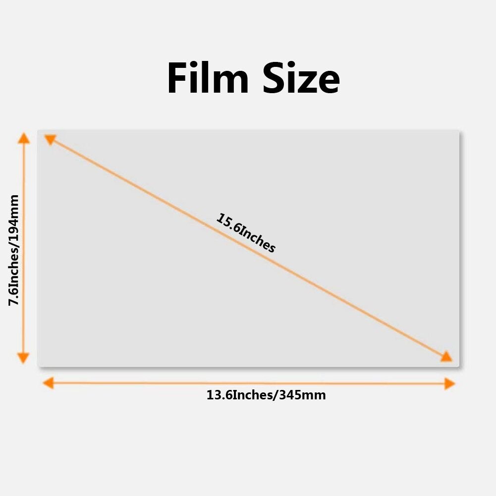 COOSKIN Anti-glare(matte) Clear LCD Screen Protector Film for 15.6 Inch 16:9 Laptop Notebook Computer 345mmx194mm--Retail Packing - Image 4