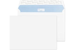 ‎BLAKE Blake Envelopes Premium Office 34213 Briefumschläge Haftklebung Ultra Weiß Wove C5 162 x 229 mm 120g/m² | 25 Stück