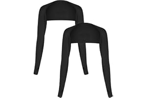 DSLSQD 2 Pack Cooling Shawl Arm Sleeves for Women, Sun Sleeves with Finger Hole UV Protection for Golfing, Driving and Outdoor Sports