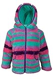 Mountain Warehouse Yogi Stripe Junior Baby Supersoft Textured Fleece Warm Hooded Hoodie Sweater