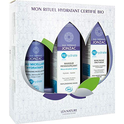 EAU THERMALE JONZAC Coffret Soin Visage Rehydrate 3 unités