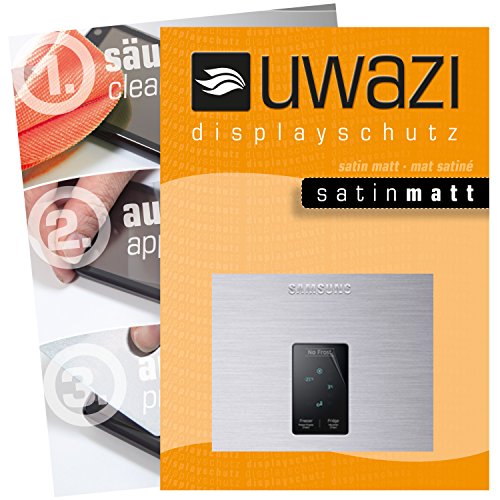 Preisvergleich Produktbild Samsung RB29FEJNBSA / EF Schutzfolie 3x uwazi satin-matt Displayschutzfolie Folie