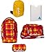Produktbild Satch Schulrucksack-Set Pack 5-tlg Firecracker 9A8 rot gelb kariert