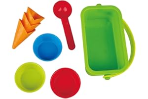 Hape Moldes de Arena Tienda de Helados, Juguetes de Arena y Jardín, a Partir de 18 Meses