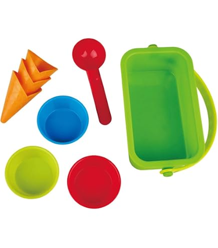 Jeu D'eau Et Plage Gowi - Seau + 5 Accessoires - Couleurs Vives Pour Enfants