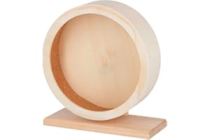 KERBL PET Kerbl Hamster Wood Wheel, Ø 29cm, Brown