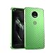 Produktbild HUDDU Schutzhülle für Motorola Moto X4 Handyhülle Hardcase Hart Metall Brushed Aluminium Stoßfest Hülle Slim Rückseite 2 in 1 Gebürstet Case Bumper Schutz Etui Back Cover für Motorola Moto X4 Grün
