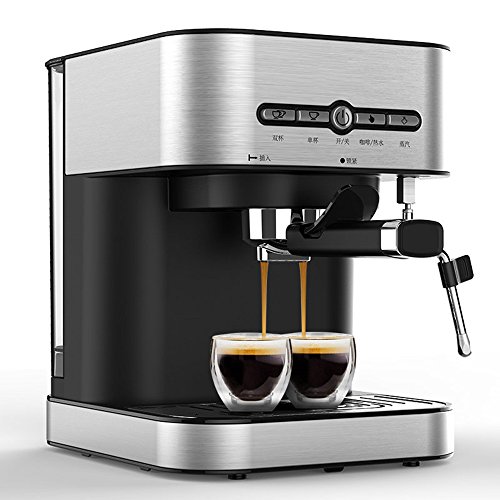 spécification XIA & Machine à café Machine à café noir 950W 1.4L 15Bar semi-automatique automatique arrêt automatique pompe à isolation type commercial