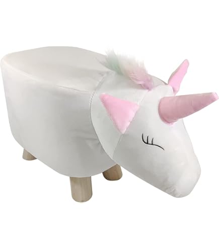 Pouf Contenitore A Forma Di Animale - Poggiapiedi Imbottito Con Gambe In Legno | Porta Fino A 100kg - Foto 12