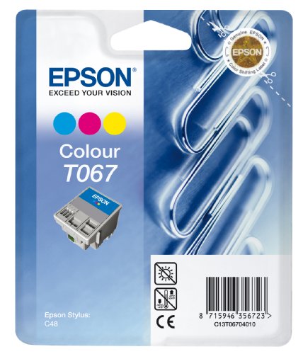 Preisvergleich Produktbild Epson T0670 Tintenpatrone Heftklammern, Multipack, 3-farbig