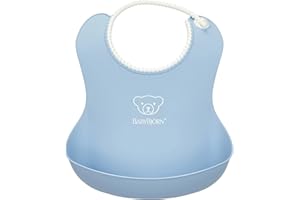 BabyBjörn Lätzchen, 1-pack, Blassblau, Kunststoff