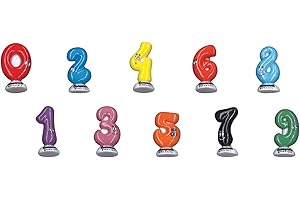 Alcara - Fèves Thème Barbachiffres - 10 Fèves Multicolores pour Galette des Rois Epiphanie