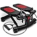 Produktbild Sportstech 2in1 Twister Stepper mit Power Ropes - STX300 Drehstepper & Sidestepper für Anfänger & Fortgeschrittene, Up-Down-Stepper mit Multifunktions-Display, Hometrainer Widerstand einstellbar