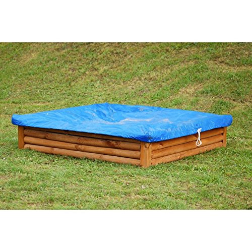 Sandkasten Sandkiste 150x150cm KDI braun imprägniert - 3