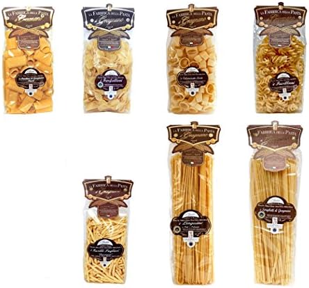 Multipack Pasta di Gragnano PGI - Calamarata, Paccheri Rigati, Fusilloni, Linguine, Spaghetti, Farfalloni, Cavatappi…