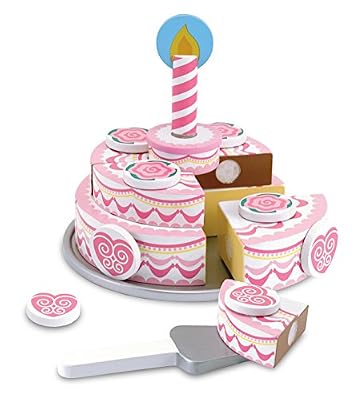 Melissa & Doug - 14069 - Gâteau De Fête À Trois Étages En Bois
