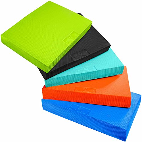 Balance-Board / Balance-Pad aus TPE-Schaumstoff »Libra« / Trapezförmige Gleichgewichtsmatte, Koordinations-Pad / in blau, schwarz oder orange / Größe 49x39x6,5cm Gewicht zirka 500g ideal für Gleichgewichtsübungen, Koordinationstraining und Balanceübungen. Das ideale Balanceboard / Wackeltbrett zur Steigerung der Stabilität sowie zur Therapie nach Muskelverletzungen. Vielseitig einsetzbar in der Physiotherapie und Rehabilitationsgymnastik zum gelenkschonenden Aufbau der Beinmuskulatur - 2
