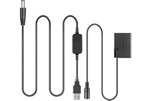 RAEISUSP DSLR USB Charger Power Bank Cable + DR-E18 Dummy Bateria do Canon EOS 750D Kiss X8i T6i 760D T6S 77D 800D 200D Bunbel SL2 R10