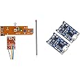 Electronic Spices 4CH RC remote control 27MHz circuit PCB transmitter & receiver board with antenna